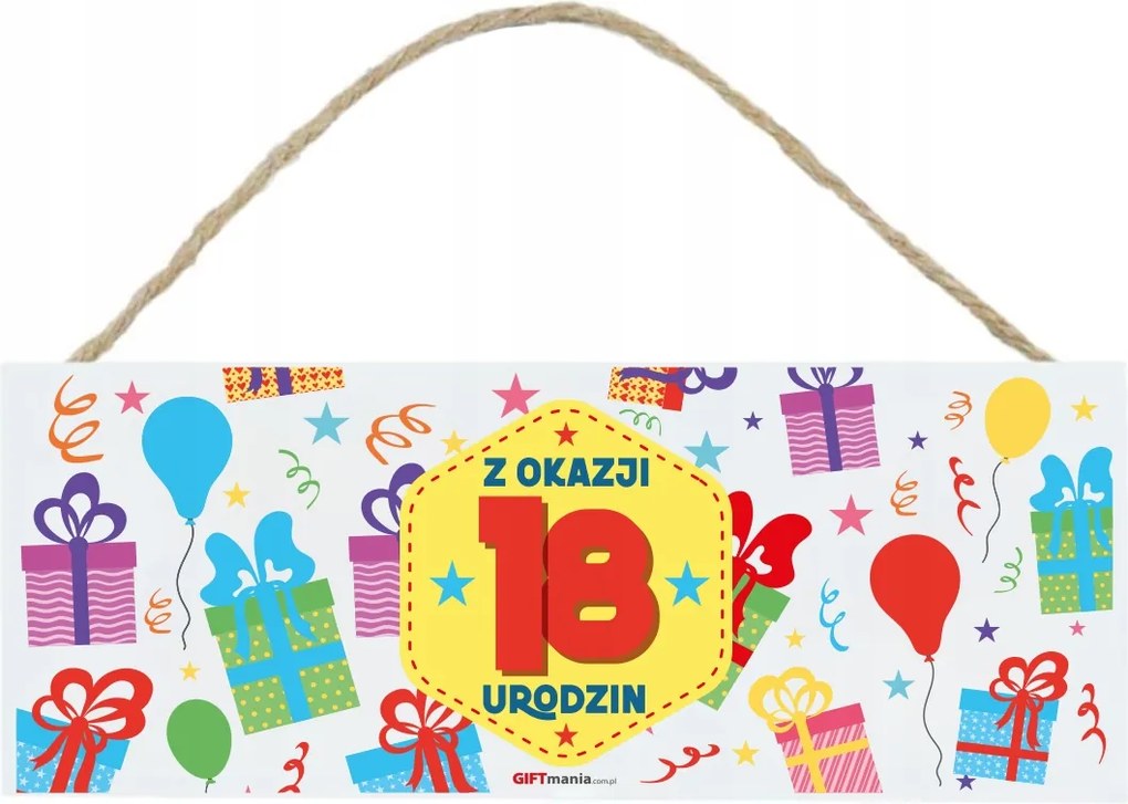 Dedikált Fali Tábla! Ajándék 18. születésnapra Lányának Fiának