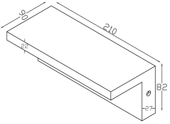 Top Light - LED Kültéri fali lámpa LED/10W/230V 4000K IP54