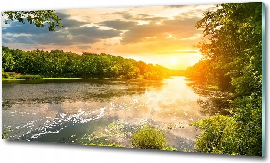 Fotó üvegkép Tengeri szem Tátra 100x70