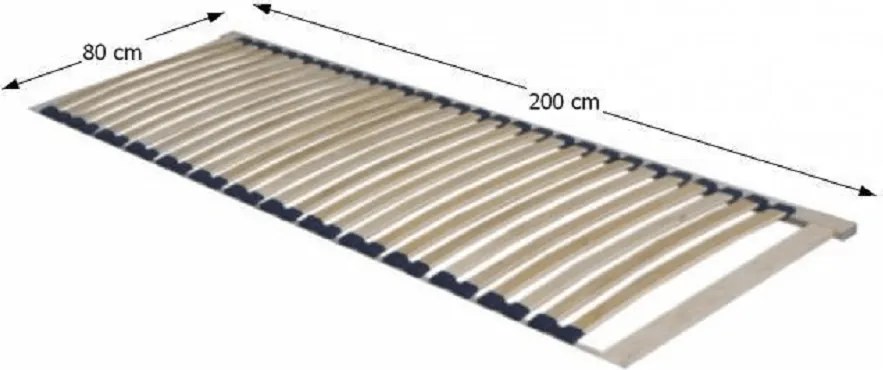 Ágyrács, 80x200 cm, TWINPACK