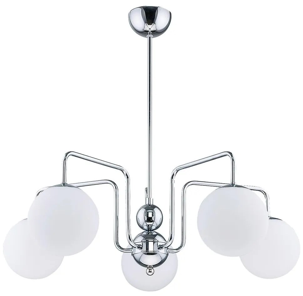 Jupiter 1701 - Csillár rúdon GOJA 5xE14/40W/230V