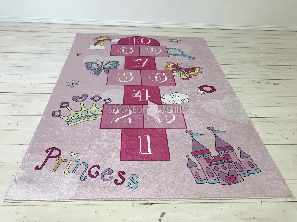 Ugróiskola mintás gyerekszőnyeg 70x140 cm