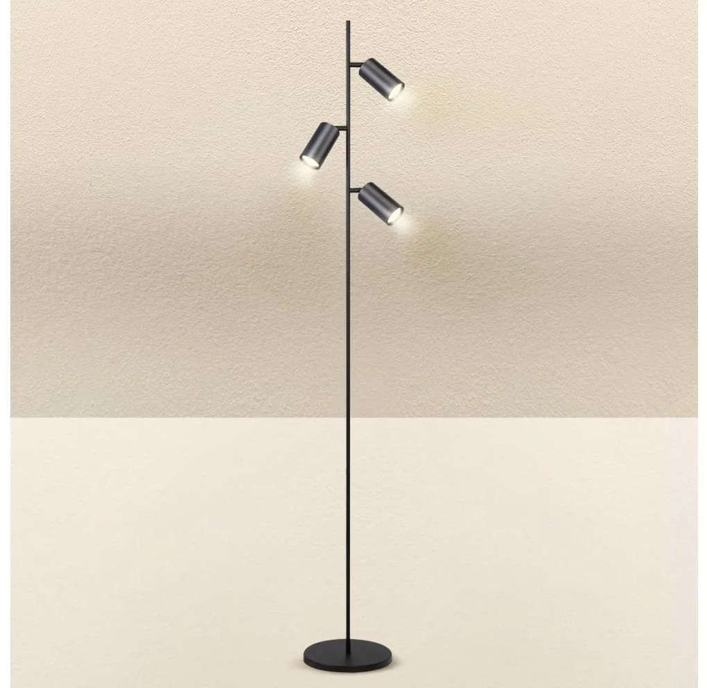 Brilagi - Állólámpa SELE 3xGU10/30W/230V fekete