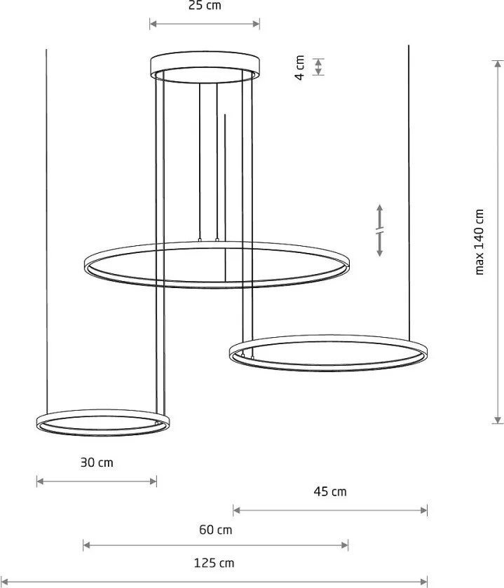 NOWODVORSKI 10867 CIRCOLO Modern Led Függesztett Lámpa LED IP20