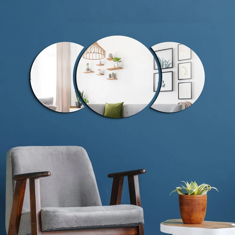 Falmatrica 26x26 cm Half-moon Mirror – Ambiance