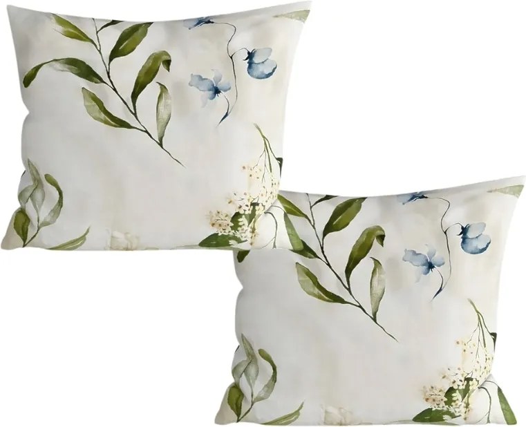 2 db Díszpárnahuzat mikroszálas KARDA 45x45 cm, fehér