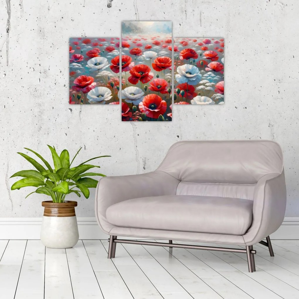 Kép - Pipacsmező (90x60 cm)