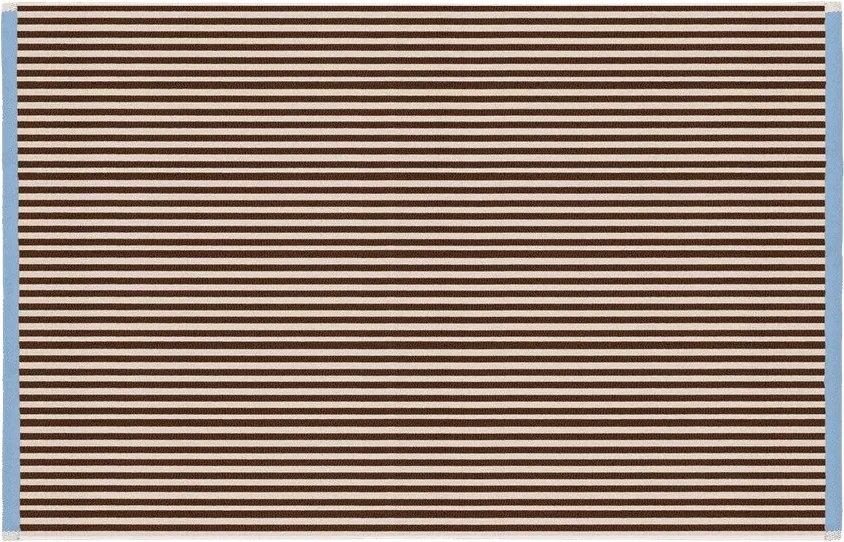 Barna-krémszínű frottír pamut törölköző 50x80 cm Gobo – noo.ma