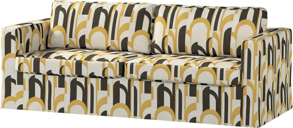 Karlstad 3 személyes kinyitható kanapé huzat Ikea narancssárga