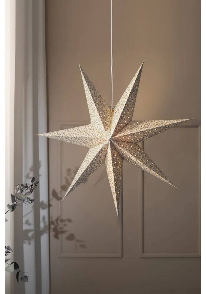 Fehér függő karácsonyi fénydekoráció Baroque – Markslöjd