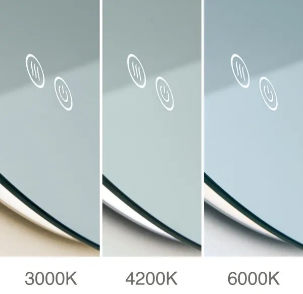 Orion 13-398/45 - FOCUS LED világítású tükör, 18W, 45 cm, IP44