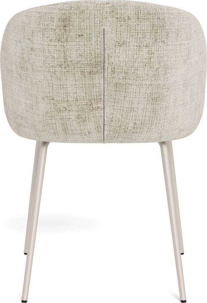 MAZZONI EXPORT CLARA Bézs (Juto 4 szövet)/szürke-bézs váz (cashmere) - MODERN KÁRPITOZOTT KAGYLÓSZÉK LOFT STÍLUSÚ NAPPALIBA/ÉTKEZŐBE/IRODÁBA