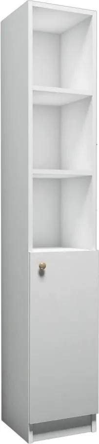 Fürdőszobai szekrény polcokkal, 30 x 170 cm