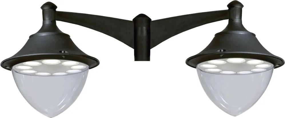 Novolux GUNTHER 407E-G31X1A-02 Utcavilágítás lámpatest 2X50W/GX53 IP65
