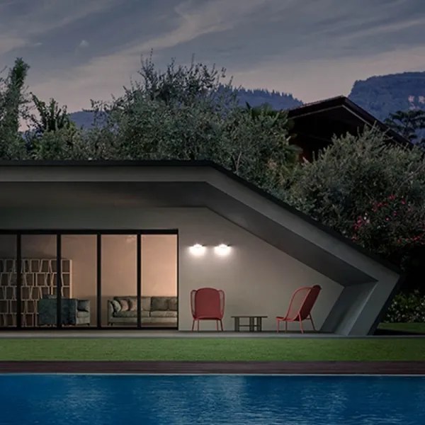 Redo 90002 - LED kültéri fali lámpatest CHALET LED/8W/230V IP54
