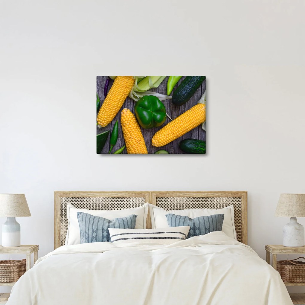 Zöldség képe (70x50 cm)