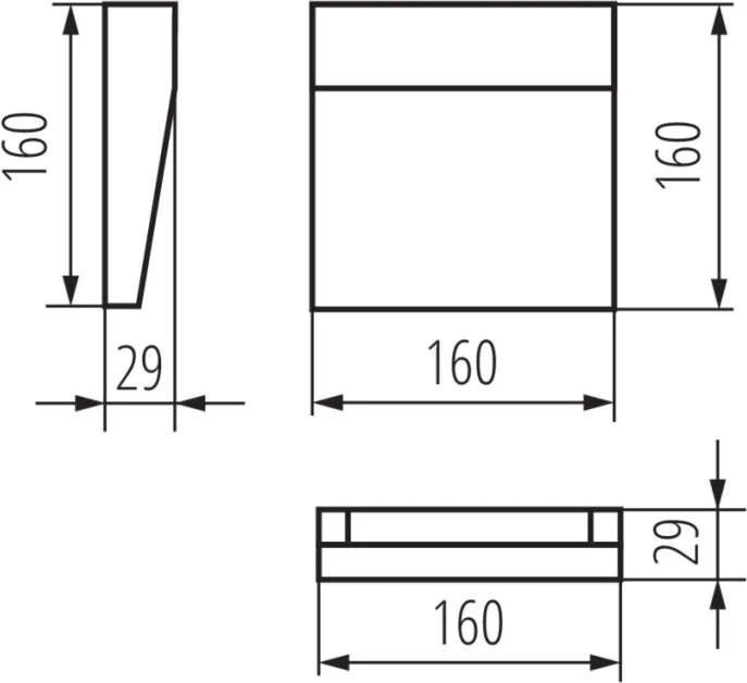 KANLUX 33752 DULI Modern Kültéri Fali Lámpa GU10 IP20