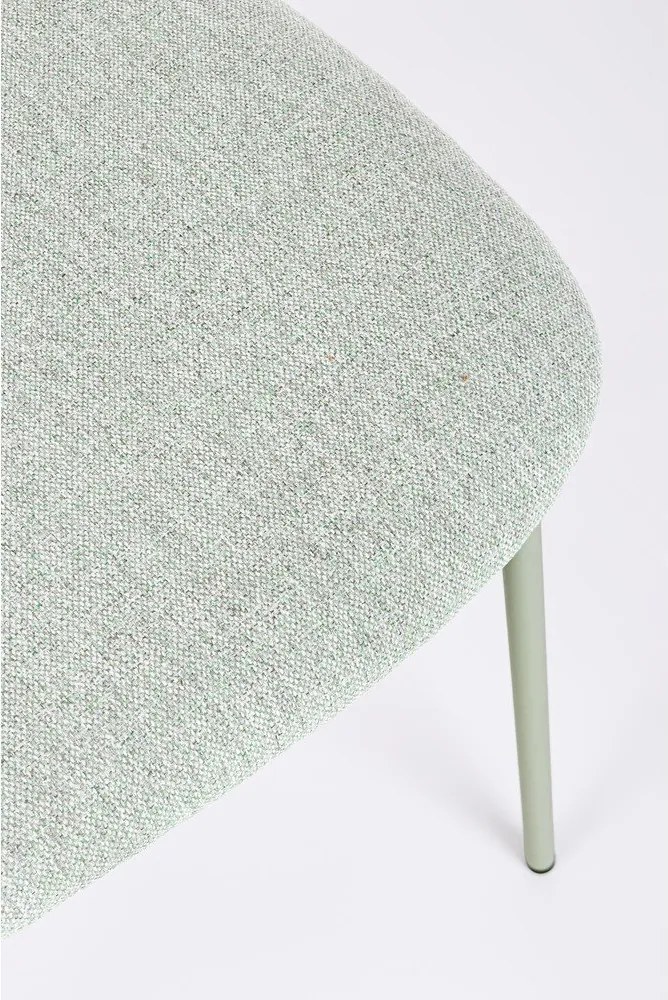 Mentazöld kárpitozott étkezőszék Inka – Yes Everyday
