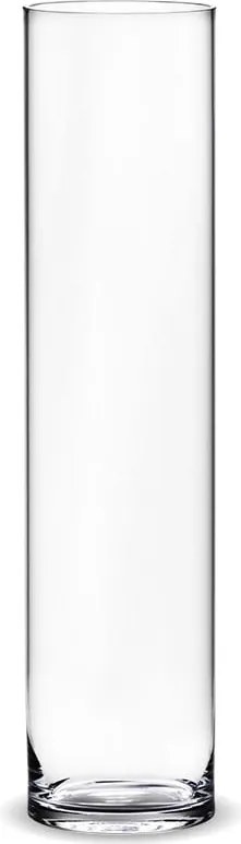 Üveg váza Henger Tuba h 60 cm d 15 cm