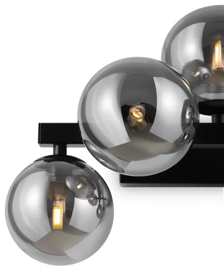 Maytoni MOD547WL-05B - Fali lámpa DALLAS 5xG9/28W/230V fekete