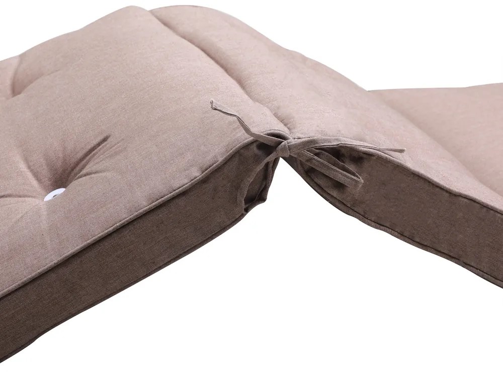 TAMI SUN napozóágy párna, 194x55x5cm, bézs melír Jurhan