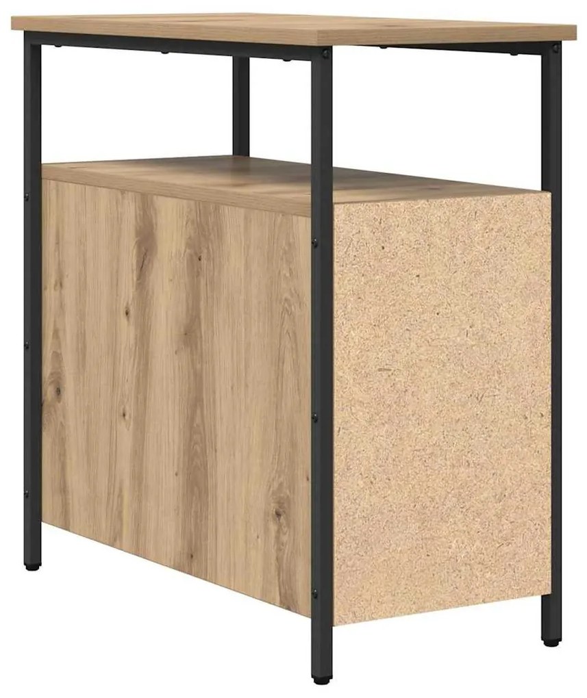 Éjjeliszekrény fiókkal kézműves tölgy 30 x 60 x 60 cm Faanyag