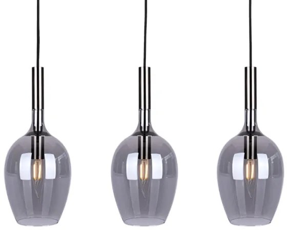 Csillár zsinóron TANGO 3xE14/40W/230V fekete