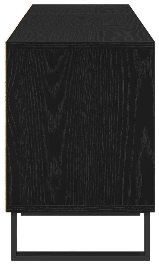 TV Szekrény Fekete Tölgy 150x30x44,5 cm Műanyag