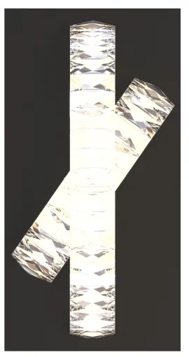 Zuma Line MX3274-2-3BCT-LED TULA fali lámpa LED/18W/230V 2700-6000K fekete