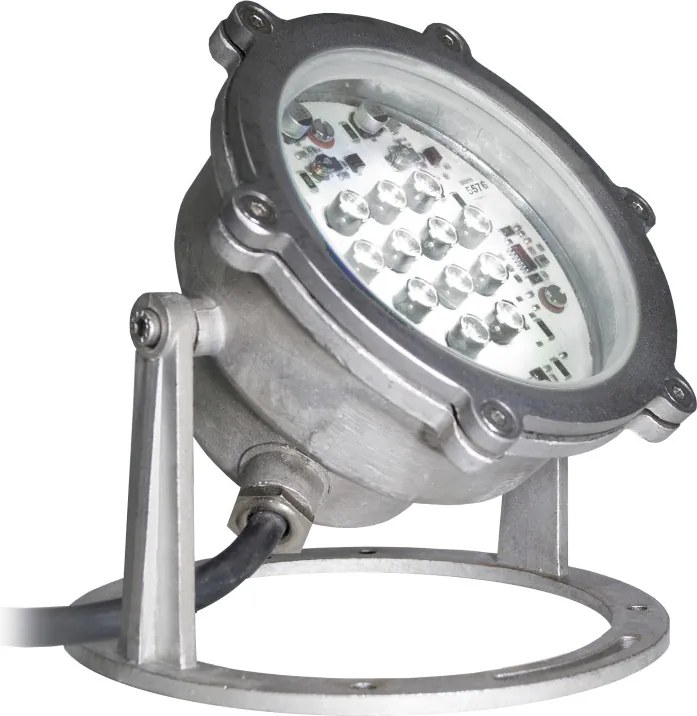 NOVOLUX 382A-L0316D-30 GAMBLE Kültéri Reflektor Fehér, Ezüst LED IP68