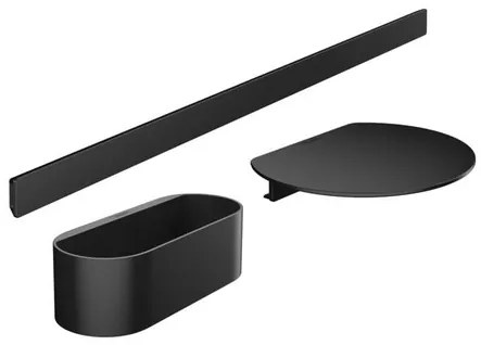 Hansgrohe WallStoris tartozékkészlet matt fekete 27966670