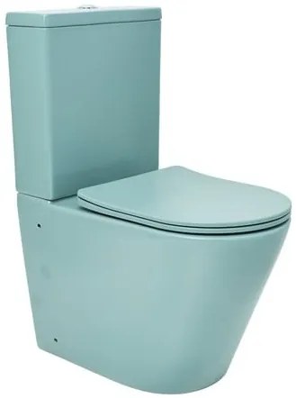 Kombinált wc kombinált SAT Infinitio zöld matt felülettel vario lefolyó SATINF031VPSNLGEM