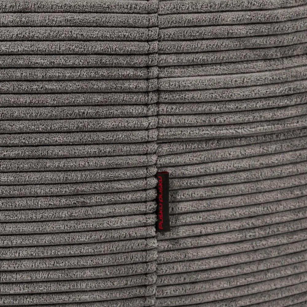 Mentazöld kordbársony babzsákfotel Roll 135 – SLOWDOWN