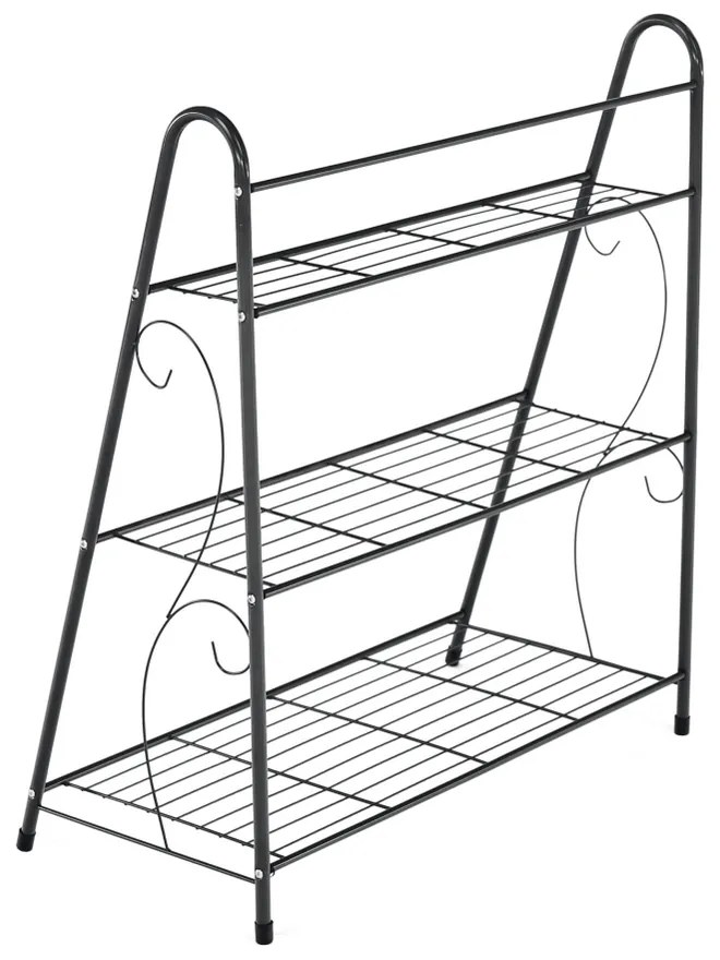 Veruma fém állvány, sötétszürke