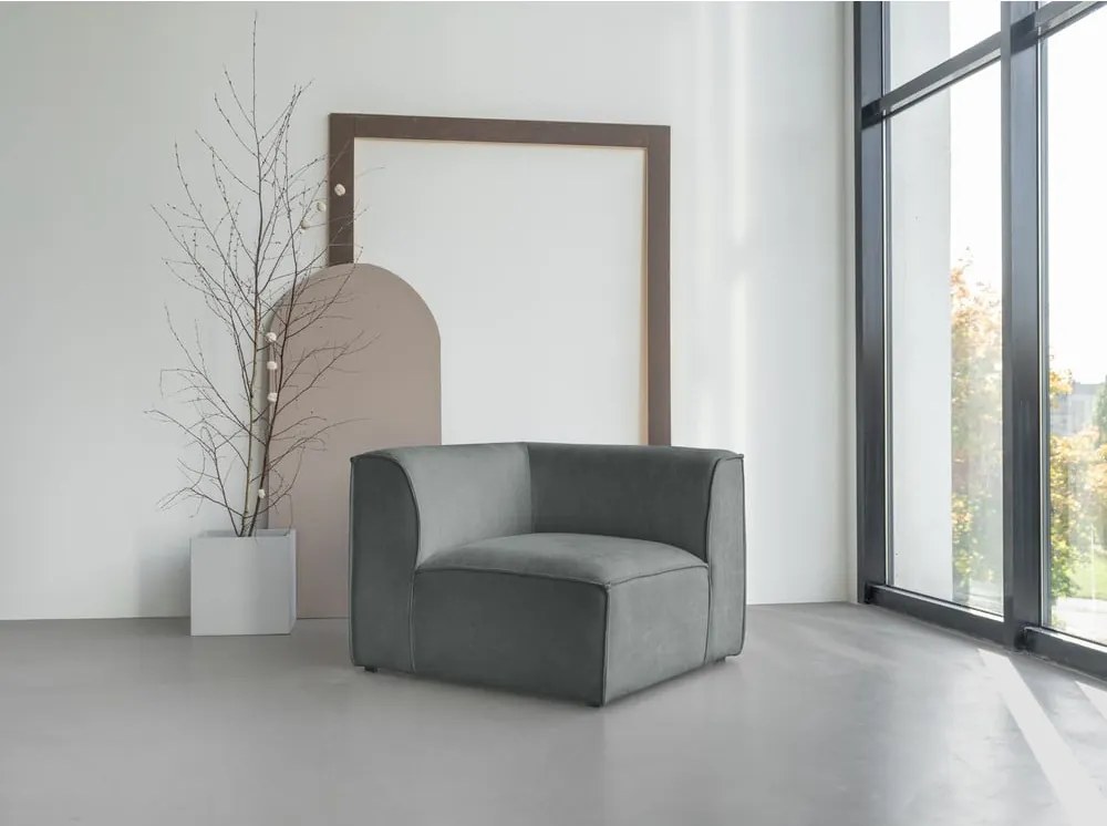 Zöld kanapé modul Flex Felix – Miuform