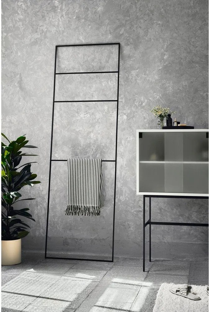 Szürkésbézs tálalószekrény tolóajtóval 70x109x40 cm Lekko – noo.ma