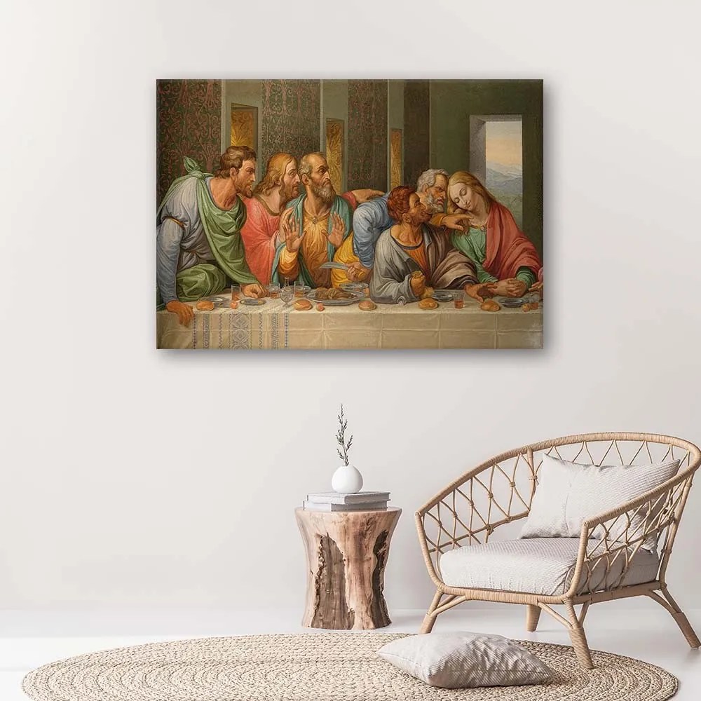 Gario Vászonkép Részlet az utolsó vacsorából - Leonardo da Vinci, reprodukció Méret: 120 x 80 cm