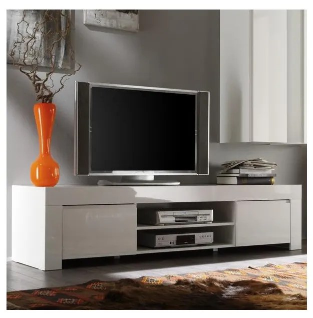 FINERA fehér TV-állvány