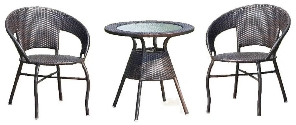 Bistro kerti bútorkészlet, 3 részes
