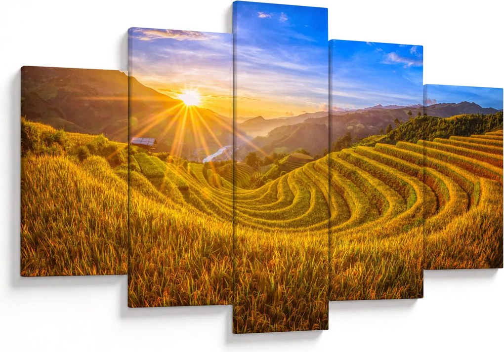 Kép - Rizs teraszok Vietnamban (150x105 cm)