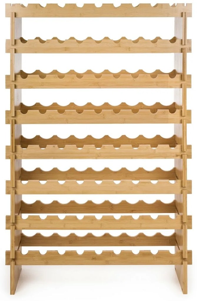 G21 Bambusz borosállvány, 72 palack