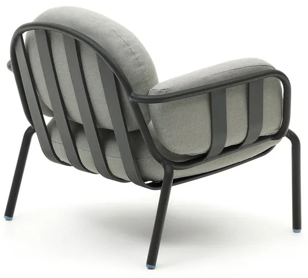 Szürke fém kerti fotel Joncols – Kave Home