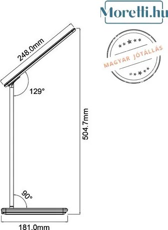 Íróasztali Lámpa Fekete Desk Lamp BRAYTRON BK01-02681