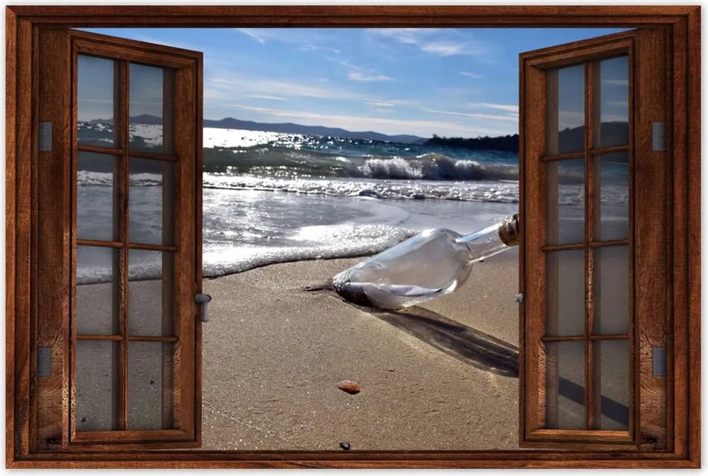 Poszterek 120x80 Dugós palack Térkép