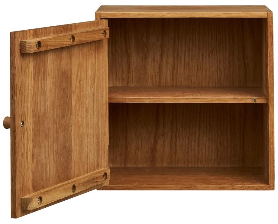 Natúr színű többszintes tölgyfa fali polc 18 cm Townsville – House Nordic