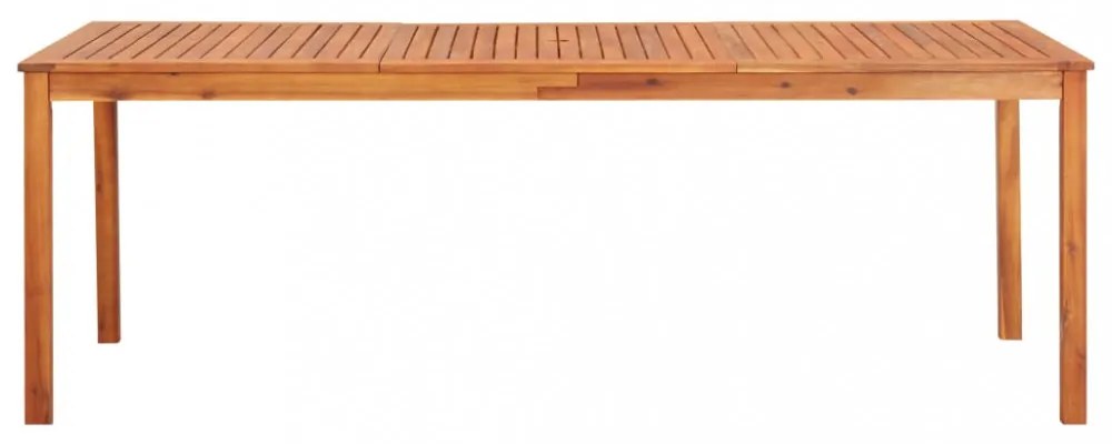 tömör akácfa kerti asztal 215 x 90 x 74 cm