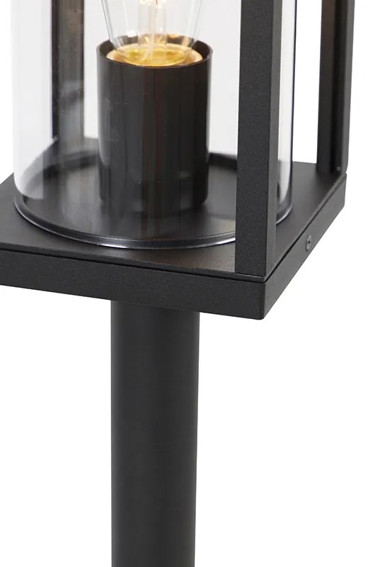 Ipari kültéri állólámpa fekete 100 cm IP44 - Charlois