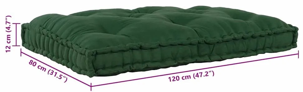 Pallet Sofa Párna Zöld szövet