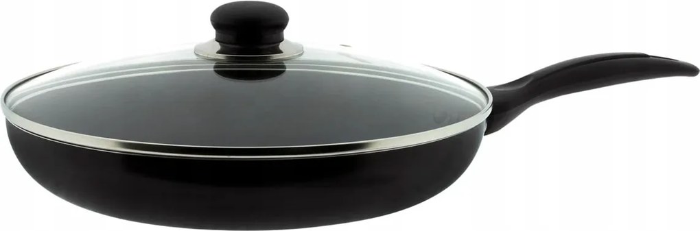 Alumínium serpenyő fedővel, 28 cm