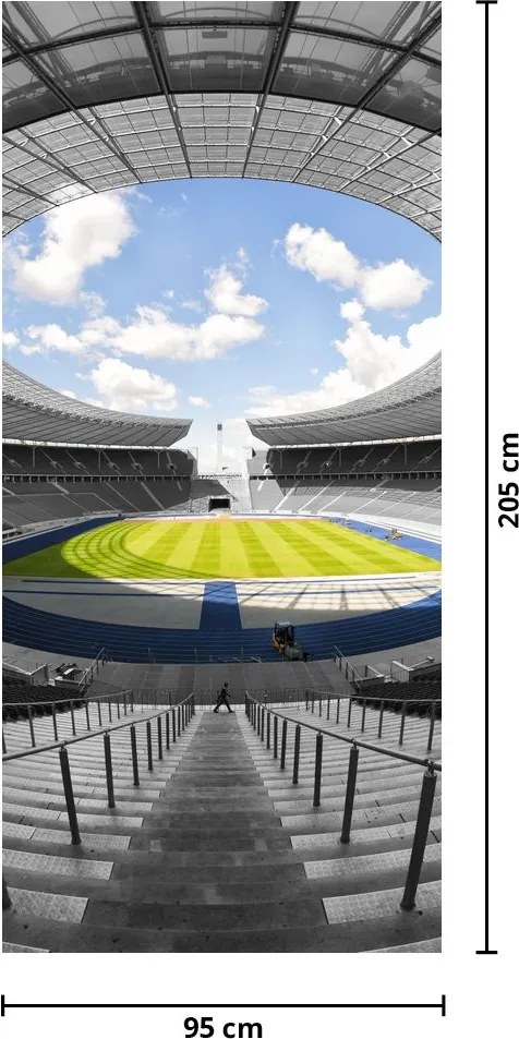 Fotótapéta ajtóra - Futballstadion (95x205cm)